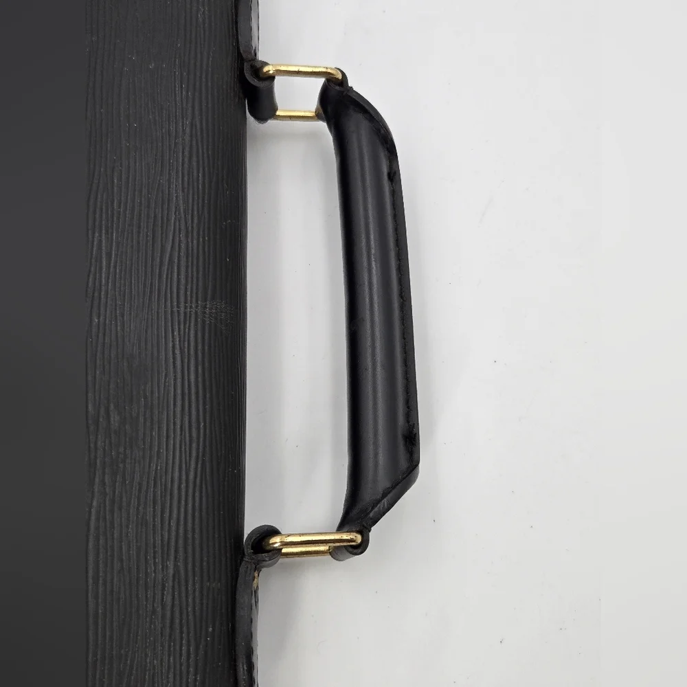 Louis Vuitton Serviette Ambassadeur Briefcase in Black Epi Leather SR1011